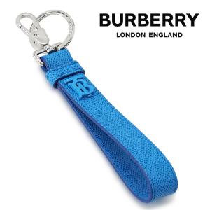 バーバリー BURBERRY モノグラムモチーフ グレイニーレザー キーリング 8065995-B5170 VIVID BLUE｜importbrand-jp