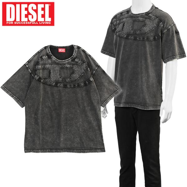 ディーゼル DIESEL Tシャツ オーバルD T-BOXT-DEN A19545-0HGBX メン...