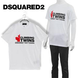 ディースクエアード DSQUARED2 クライム ツインズ クール Tシャツ レギュラーフィット S71GD1183-S23009-100｜IMPORTBRAND JP