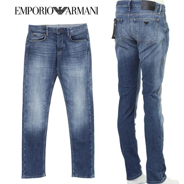 アルマーニ ジーンズ EMPORIO ARMANI ライトウォッシュ デニム SLIM FIT J7...