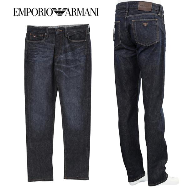 アルマーニ ジーンズ EMPORIO ARMANI スリムフィット J75 ストレッチウォッシュ デ...