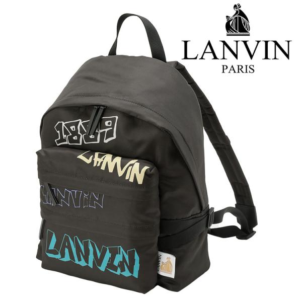 ランバン LANVIN グラフィティ ロゴ バックパック LM-BGTA00-NYPU-P22-10