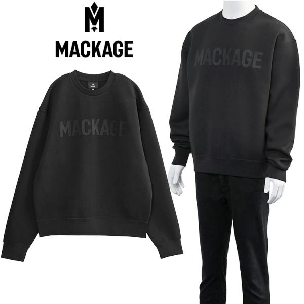 マッカージュ MACKAGE ユリウス ダブルフェイス ジャージ ロゴ スウェット JULIUS-B...