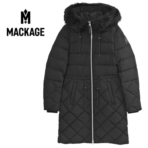 マッカージュ MACKAGE ダウンコート ミドル丈 XENA-SH-BLACK