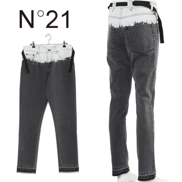 ヌメロ ヴェントゥーノ N°21 タイダイ ジーンズ リラックスフィット Tie-Dye Jeans...