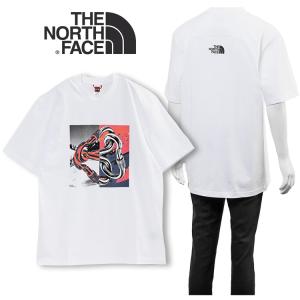 ノースフェイス Tシャツ カラビナ グラフィック センターロゴ バックプリント NF0A823Y M GRAPHIC T-SHIRT-FN4 TNF WHITE｜importbrand-jp