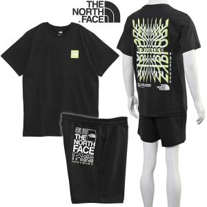 ノースフェイス THE NORTH FACE セットアップ Tシャツ × スウェット ハーフパンツ NF0A87ED/NF0A87EC COORDINATES-JK3 BLACK ブラック｜importbrand-jp