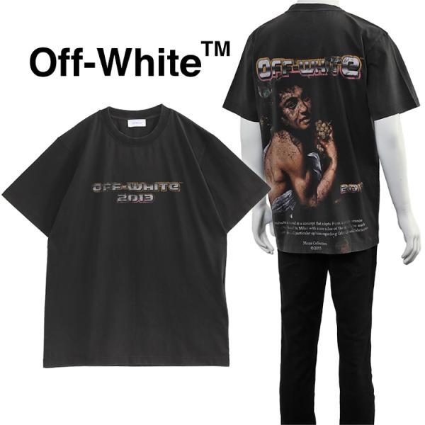 オフホワイト Off-White カラヴァッジオ Tシャツ OMAA027F23JER006-108...