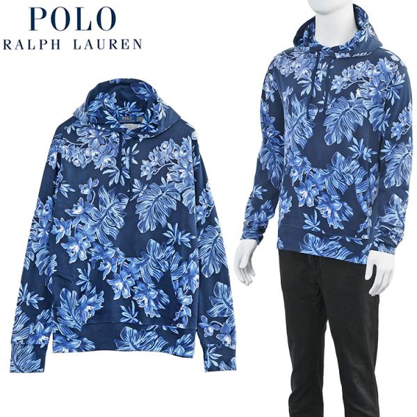 POLO RALPH LAUREN フローラルパーカー 710P04765?001 トロピカルブルー