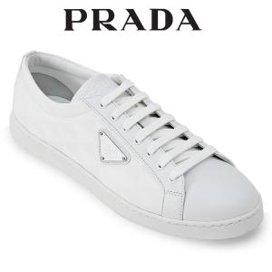 プラダ PRADA スニーカー レザーx Re-Nylon 2EE376-3LNW-F0009_BIANCO｜IMPORTBRAND JP