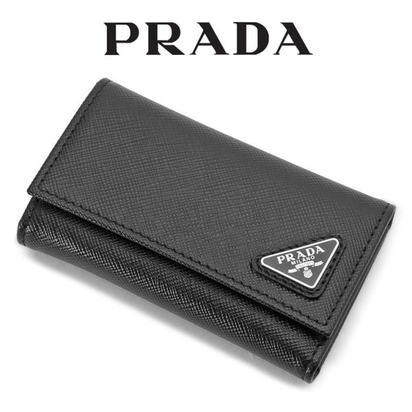 プラダ PRADA サフィアーノレザー 6連キーケース 2PG222-QHH-F0002 NERO