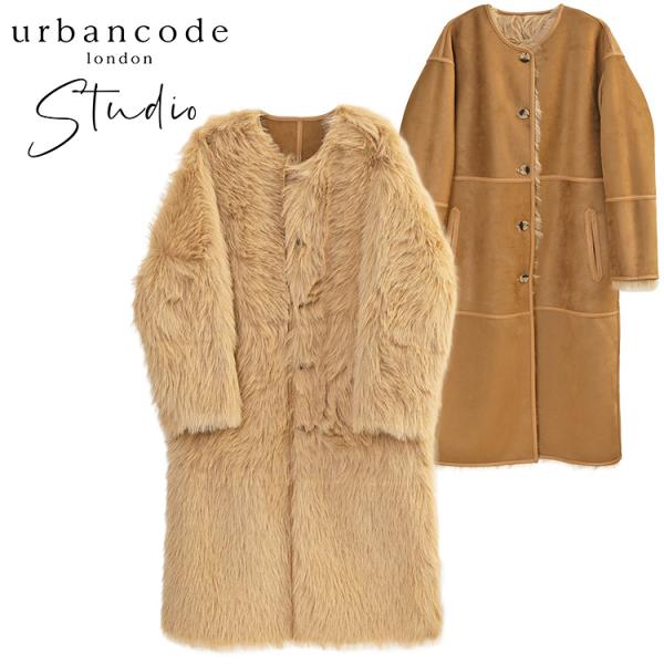 アーバンコード Urbancode リバーシブルフェイクトスカーナコート BJ20018-CARAM...