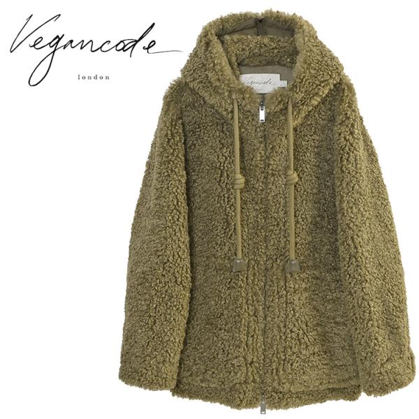 ヴィーガンコード Vegancode カーリーフーディ ジャケット BJ19746-KHAKI