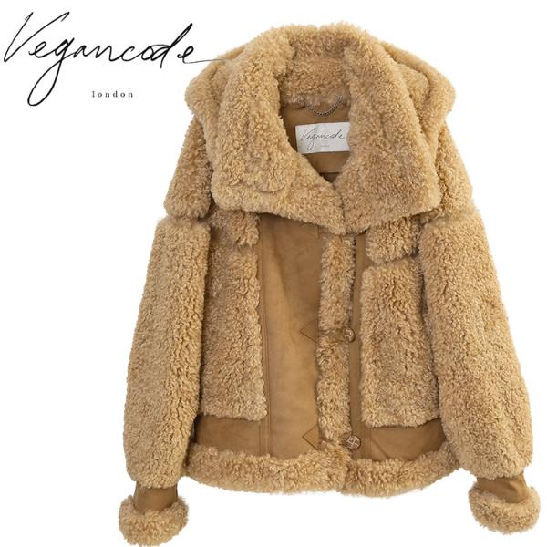 ヴィーガンコード Vegancode ダッフルジャケット BJ20039-CARAMEL