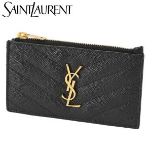 【正規品】サンローラン YSL モノグラム ミニ財布 カードケース SAINT LAURENT サンローラン モノグラム フラップ カードケース 668290