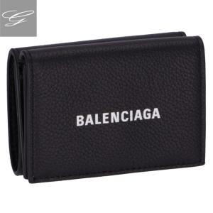 バレンシアガ/BALENCIAGA 財布 メンズ CASH MINI WALLET 三つ折り財布 BLACK 594312-1IZ43-1090｜importbrandgrace