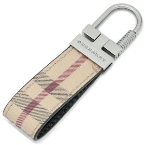 バーバリー BURBERRY メンズ キーホルダー アクセサリー キーリング クラシックチェック ブラック 3801755-HM1415-0010T｜importbrandgrace