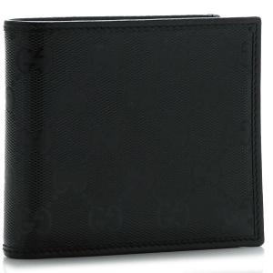 グッチGUCCI財布さいふサイフ メンズ GGインプリメ 二つ折り財布 ブラック 224122-FU49N-1000｜importbrandgrace