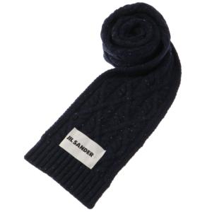 【SALE】ジルサンダー/JIL SANDER ストール SCARF - SOFT DONEGAL 1/3.8 マフラー DARK BLUE J47TE0017-J14522-406｜importbrandgrace