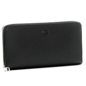 ロエベ/LOEWE 財布 メンズ TEXTURA LEATHER ラウンドファスナー長財布 ブラック 10330EG11-0001-1100｜importbrandgrace