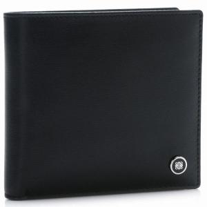 ロエベ LOEWE 財布 メンズ BOX CALF 二つ折り財布 ブラック 155.07.501-0001-1100｜importbrandgrace
