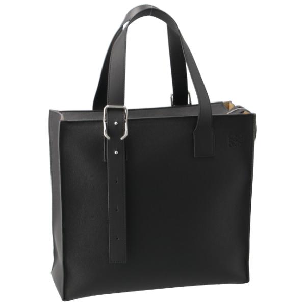 ロエベ/LOEWE バッグ メンズ BUCKLE ZIP TOTE トートバッグ BLACK 202...