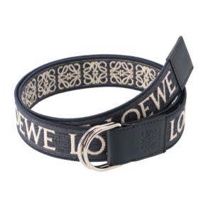 ロエベ/LOEWE ベルト メンズ D RING LOEWE BELT Dリングベルト DEEP NAVY/PALLADIUM E619238X14-0063-1664｜importbrandgrace