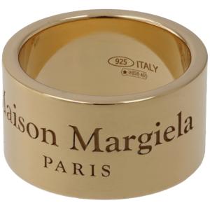 メゾン マルジェラ/MAISON MARGIELA 指輪 メンズ シルバー リング 12mm幅 YELLOW GOLD PLATING BURATTATO  SM1UQ0096-SV0158-950｜importbrandgrace