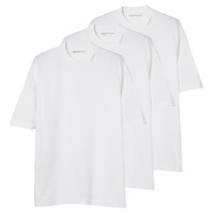 マルニ/MARNI シャツ アパレル メンズ T-SHIRT 3 PACK 3パック Tシャツ LILY WHITE 2024年春夏新作 HUMU0223X3-UTCZ68-00W01｜importbrandgrace