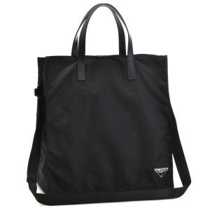 プラダ/PRADA バッグ メンズ テスートスタンパト 2WAYトートバッグ ブラック 2VG905-2AL1-002｜importbrandgrace