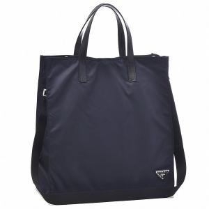 プラダ/PRADA バッグ メンズ テスートスタンパート 2WAYトートバッグ ネイビー 2VG905-2AL1-008｜importbrandgrace