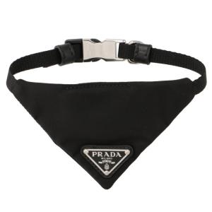 プラダ/PRADA 首輪 メンズ テスートナイロン ペットカラー NERO 2YC011-2DMI-002｜importbrandgrace