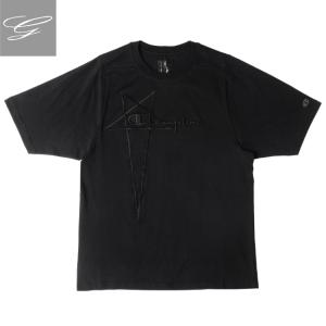 SALE リックオウエンス/RICK OWENS シャツ メンズ リックオウエンス×チャンピオン Tシャツ BLACK CM21S0010-216762-09｜importbrandgrace