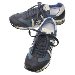 プレミアータホワイト/PREMIATA WHITE シューズ メンズ LUCY スニーカー ブルーグレー LUCY-0001-1464E｜importbrandgrace