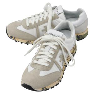 プレミアータホワイト/PREMIATA WHITE シューズ メンズ スエード×ナイロン スニーカー WHITE LUCY-0001-5153