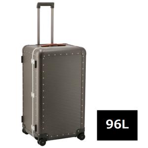 エフピーエム/FPM キャリーバッグ メンズ 96L TRUNK ON WHEELS スーツケース STEEL GREY A15073-0001-801｜importbrandgrace