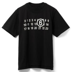 エムエムシックス メゾンマルジェラ/MM6 MAISON MARGIELA シャツ アパレル メンズ T-SHIRT Tシャツ BLACK 2024年春夏新作 SH0GC0001-STJ391-961B｜importbrandgrace