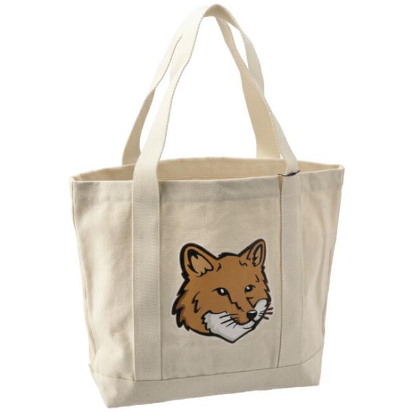 メゾンキツネ/MAISON KITSUNE バッグ メンズ FOX HEAD TOTE BAG トー...