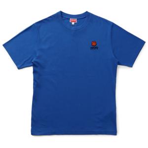 【SALE】ケンゾー/KENZO シャツ アパレル メンズ BOKE FLOWER CREST T-SHIRT Tシャツ ROYAL BLUE FC65TS4124SG-0001-71｜importbrandgrace