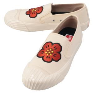 【SALE】ケンゾー/KENZO シューズ メンズ KENZOSCHOOL SLIP-ON SNEAKERS スリッポン CREAM FD55SN005F73-0001-04｜importbrandgrace