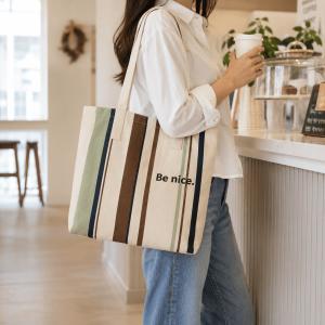 トートバッグ 帆布 A4 軽い レディース メ...の詳細画像4