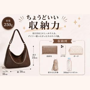 ショルダーバッグ レディース 軽いトートバッグ...の詳細画像5