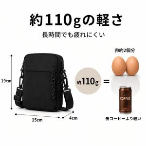 ショルダーバッグ 小さめ メンズ サコッシュ ...の詳細画像3