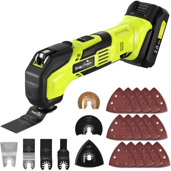 Cordless Oscillating Tool, SnapFresh 20V Battery-P...