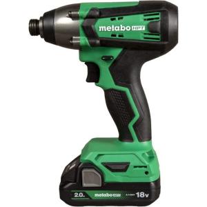 Metabo HPT 18V MultiVolt Impact Driver Kit | Cordless | 1-2.0Ah Li-Ion Battery w/Fuel Gauge | 1,328 in-lbs of Torque | 3,200 IPM | Lifetime Tool｜importdiy