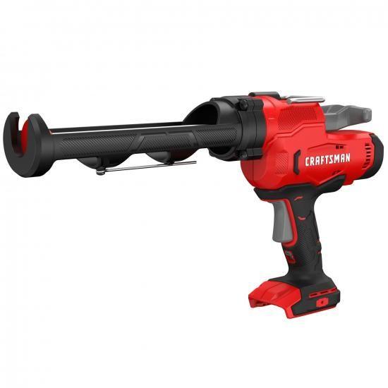 CRAFTSMAN V20 コーキングガン、液だれ防止、コードレス、液だれ防止機能、可変速度機能付き...