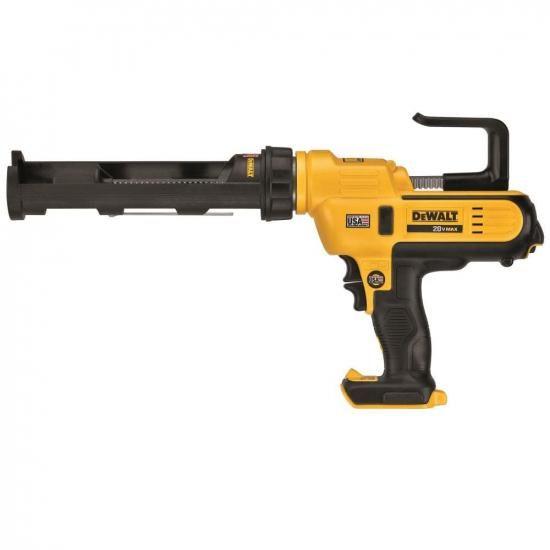 DEWALT 20V MAX コーキングガン、コードレス、10オンス、可変速度トリガー、交換可能なキ...