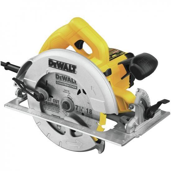 DEWALT 7-1/4インチ 丸鋸 軽量 コード式 (DWE575)