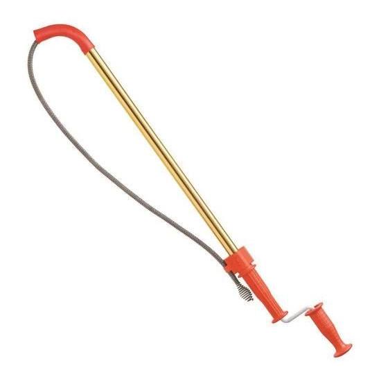 RIDGID 59802 K-6DH ハイブリッドトイレスネークオーガー、6フィートのヘビーデューテ...