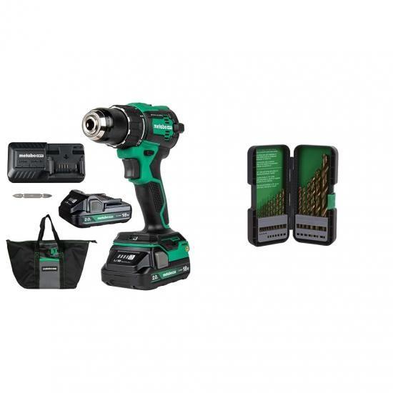 Metabo HPT 18V MultiVolt コードレスドライバードリルキット | DS18DE...